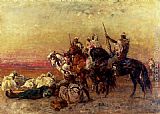 The Halt In The Desert by Henri Emilien Rousseau